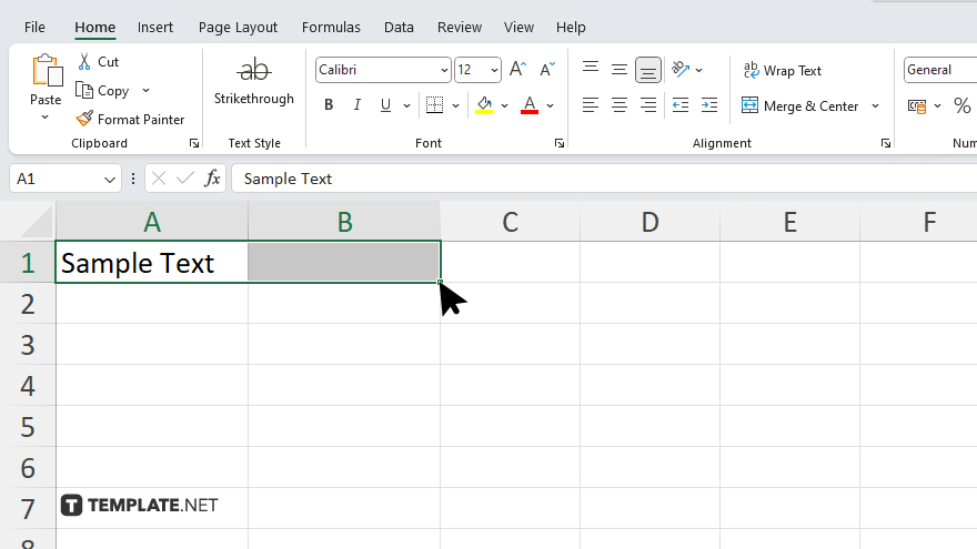 step 1 select the cells to merge