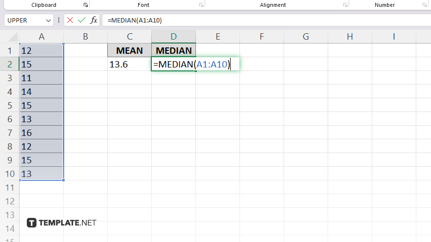 step 3 calculate the median