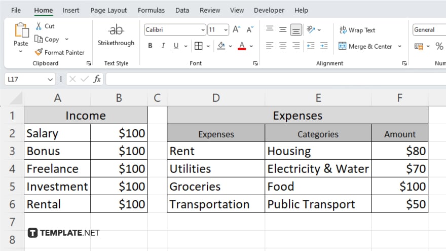 step 3 list your expenses