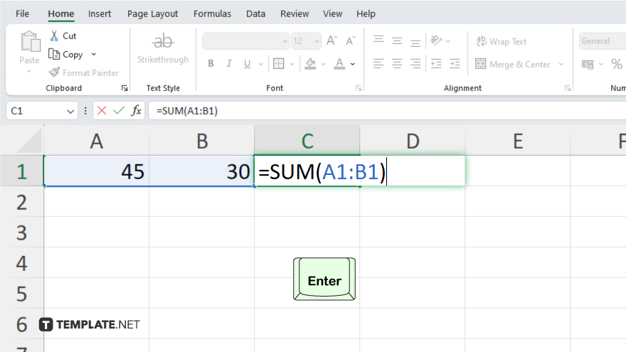 step 4 complete the formula in microsoft excel