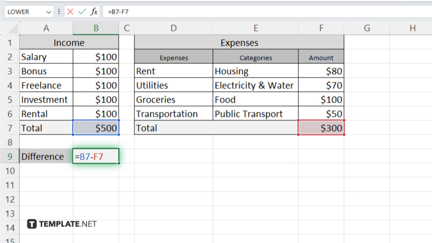 step 6 calculate totals in excel in microsoft excel