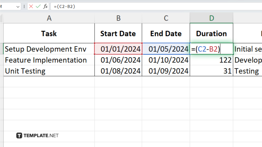 step 4 calculate task durations