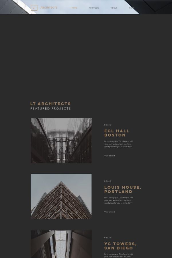 Architects Website Template