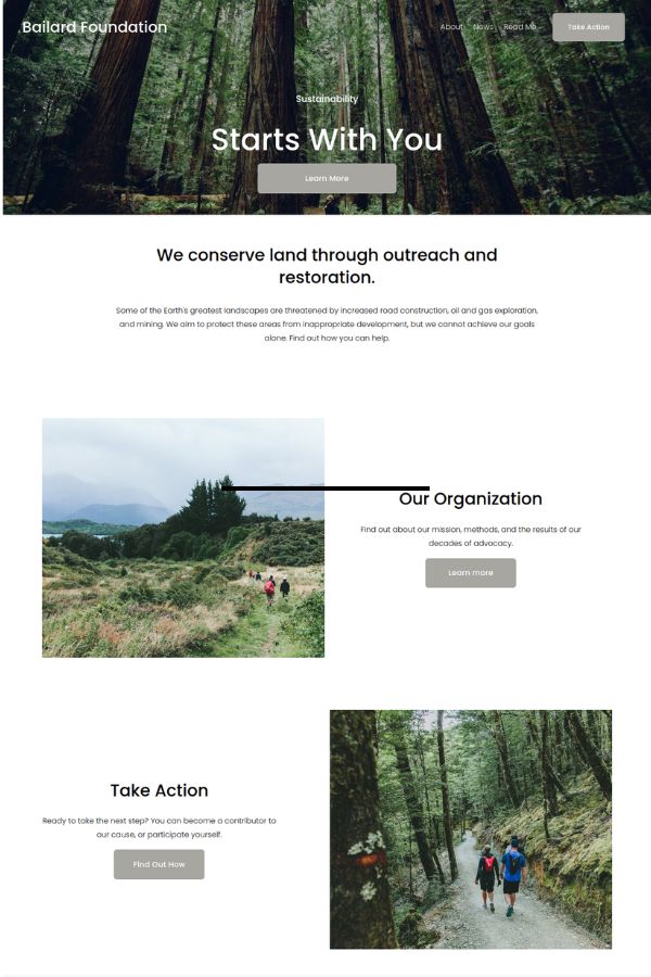 Bailard Website Template