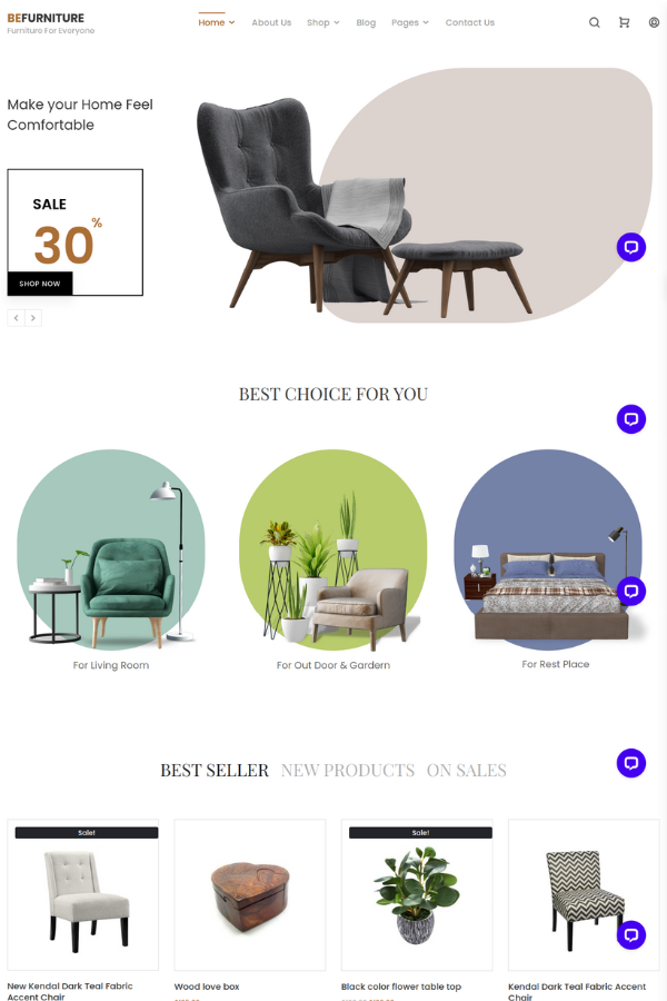 Befurniture - Furniture Shop Theme