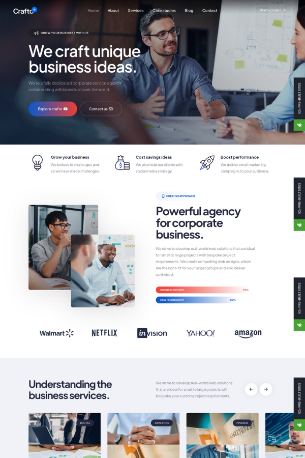 Crafto Website Template