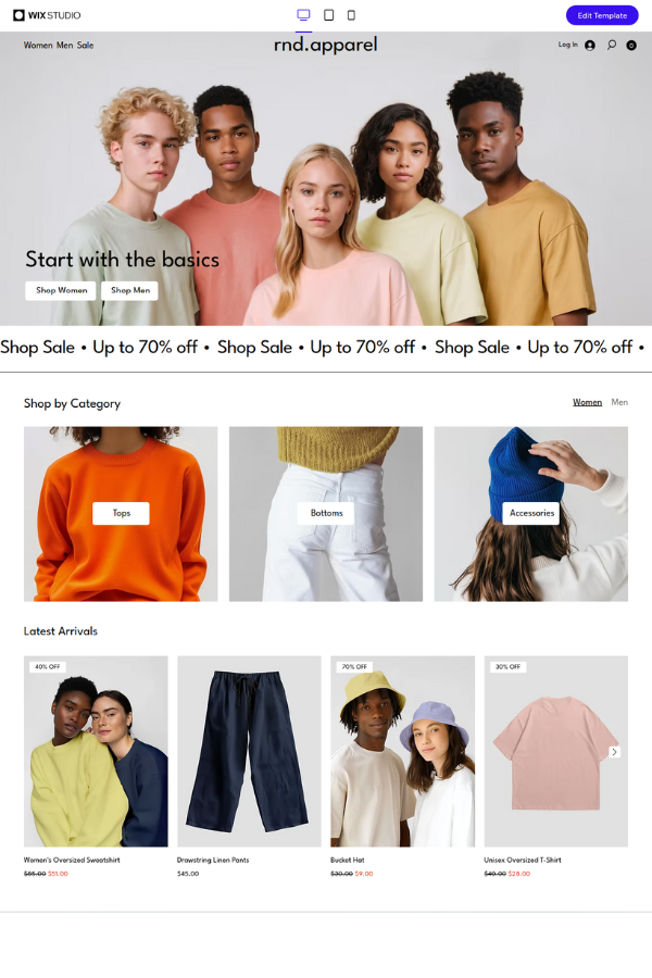 Fashion Ecommerce Store Template