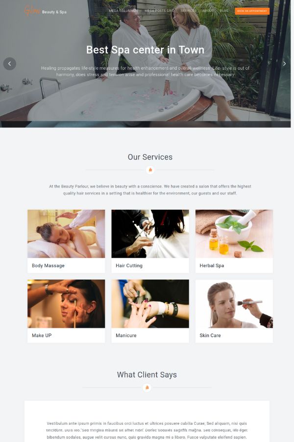 Glow Website Template