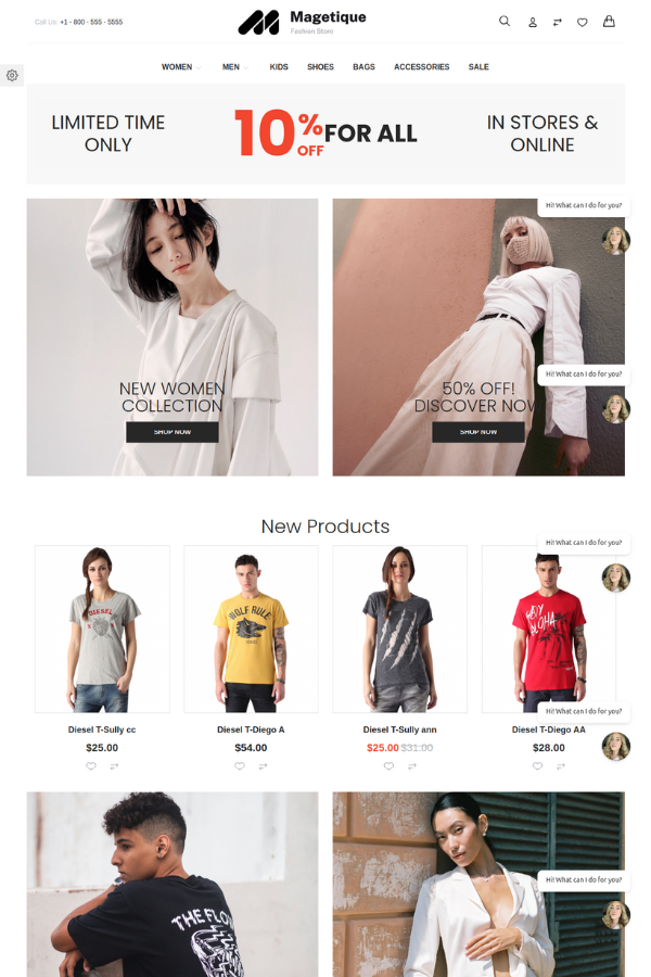 Magetique - Fashion Store Magento Theme