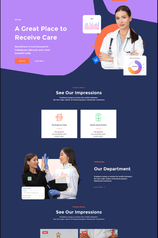 Medical Thrive Website Template