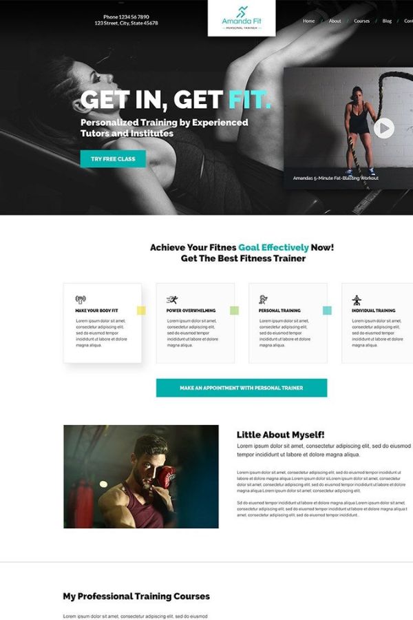 Personal Trainer Template