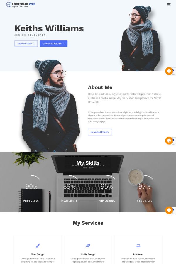 Portfolio Web Template