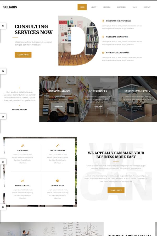 Soliaris - Business Theme