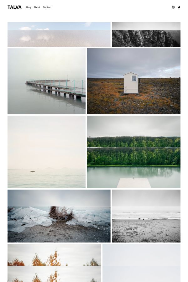 Talva Photography Portfolio Template