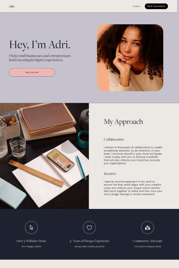 Adri website Template