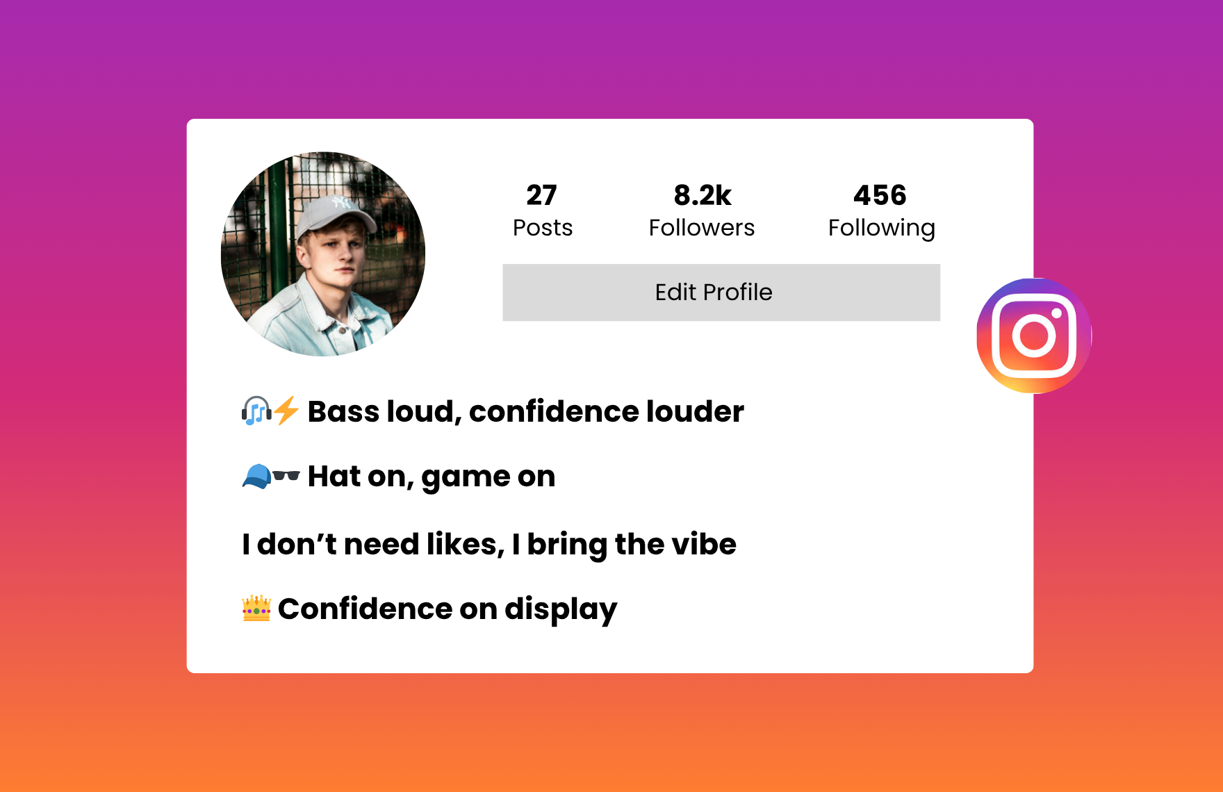 swag instagram bio for boys