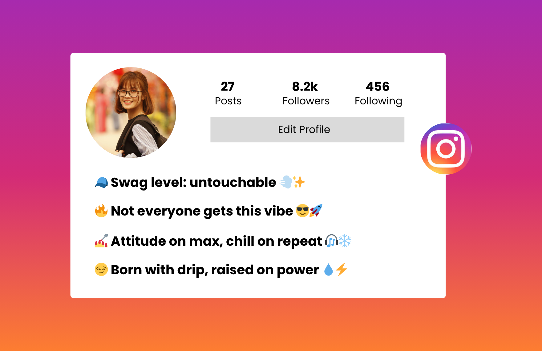 swag instagram bio for girls