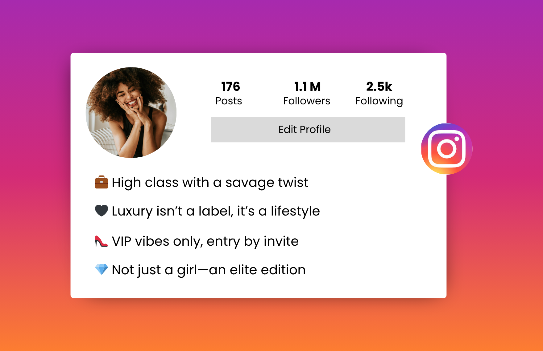 vip instagram bio for girls