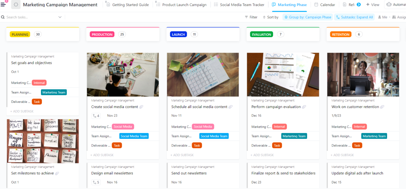 Top 100 Clickup Templates