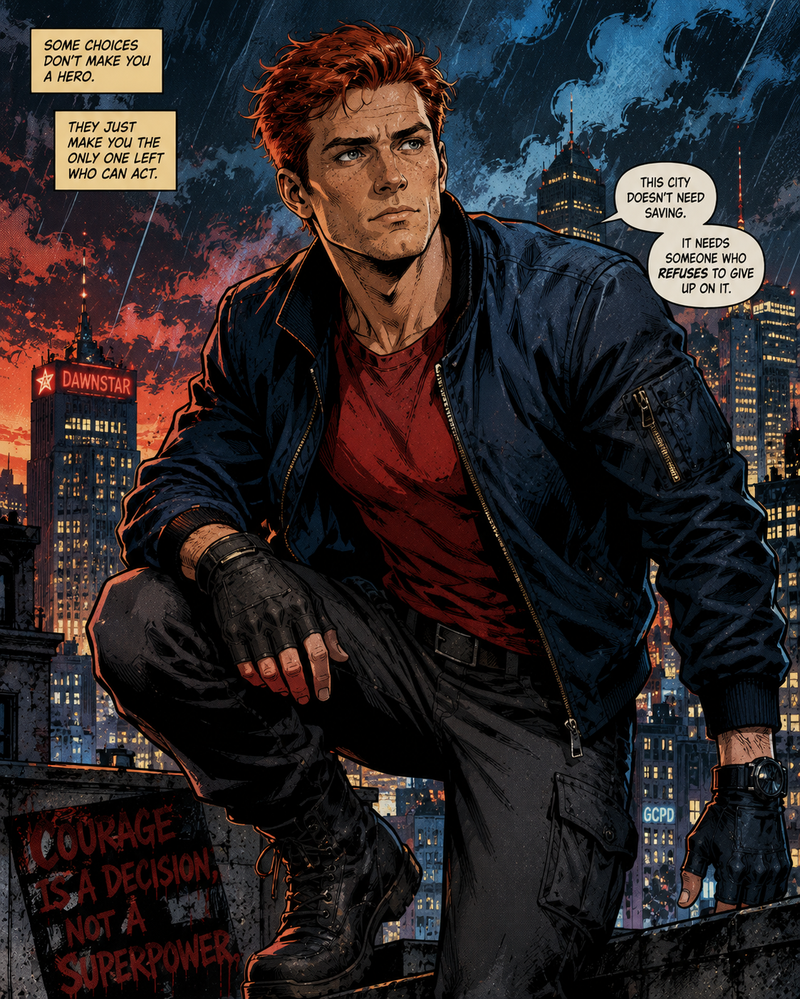 comic book superhero