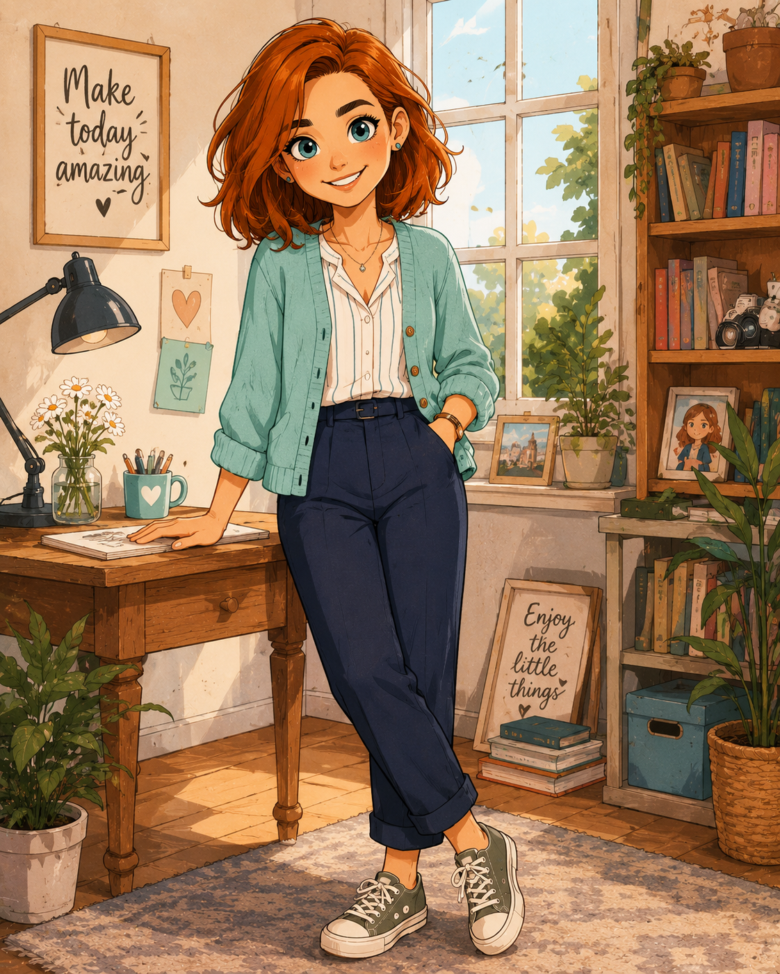 hand drawn cartoon illustration