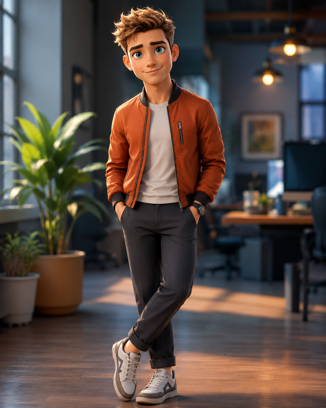 stylized 3d cartoon